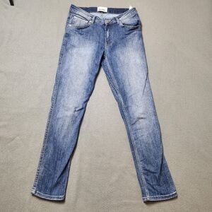 DU/ER Performance Denim Slim Straight Mid Rise Jeans Women’s 27 Blue DUER